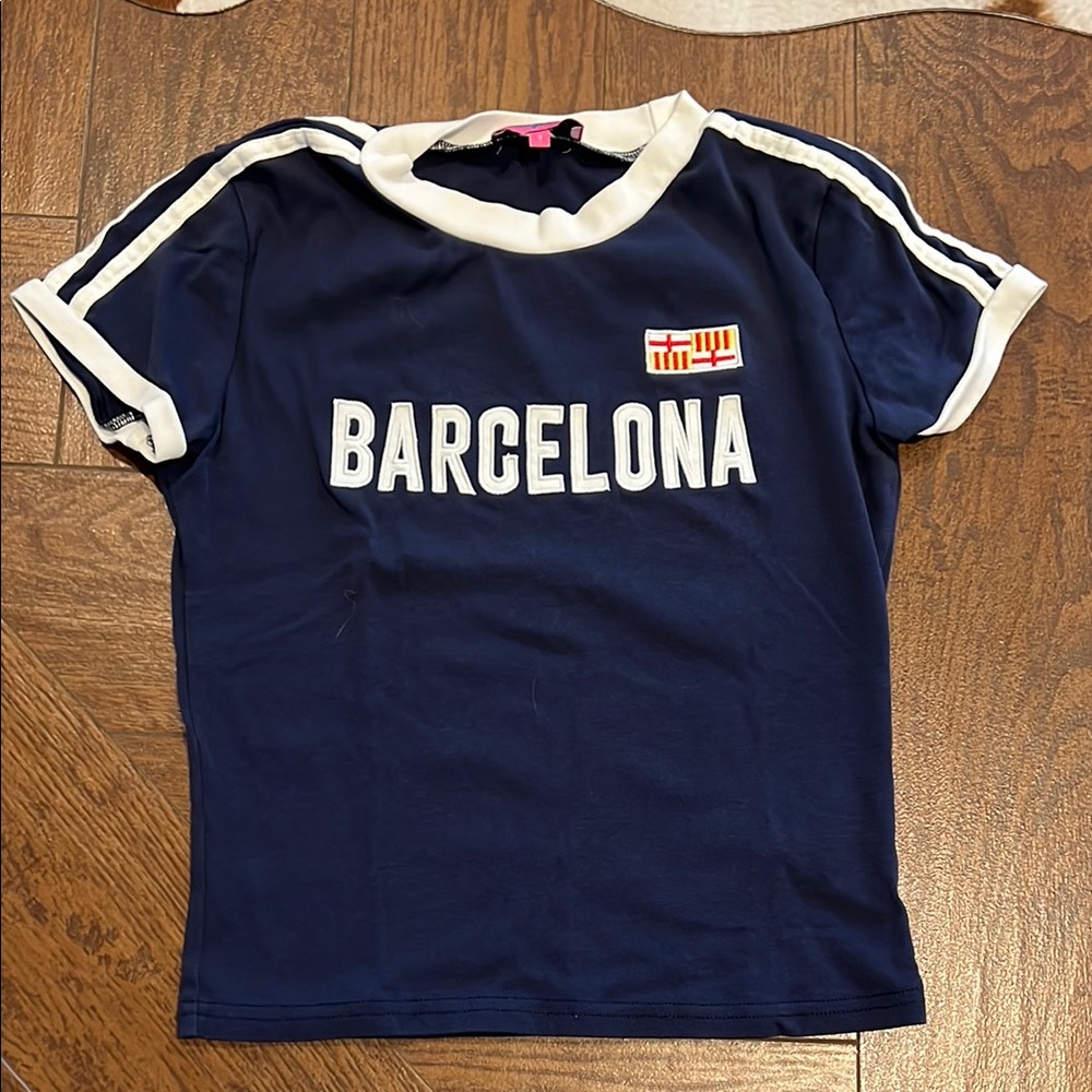 Barcelona Navy Blue Shirt